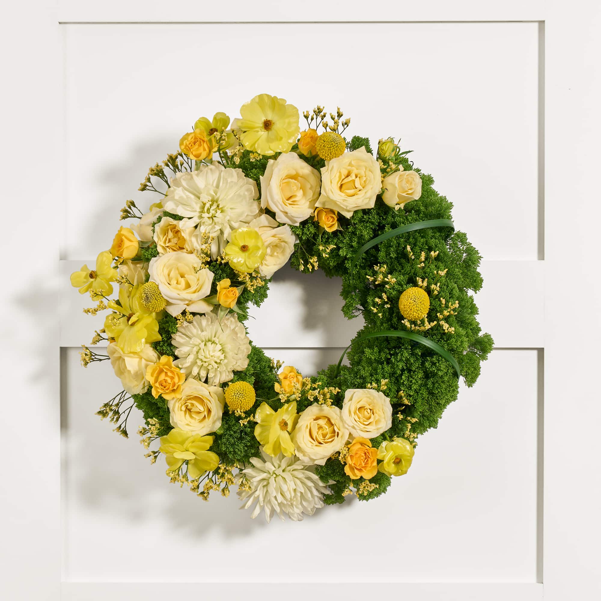 FloraCraft® 12.5" Green Artesia WetFōM® Paper Mache Wreath Form
